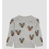 Gebreide Trui - Multikleur - Katoen - Lange Mouwen - Normale Pasvorm