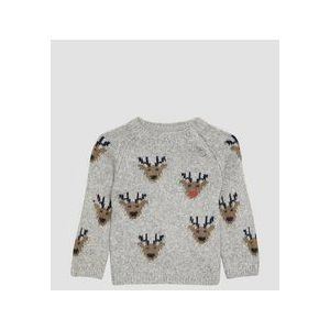 Gebreide Trui - Multikleur - Katoen - Lange Mouwen - Normale Pasvorm