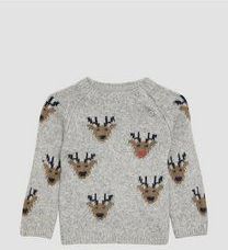 Gebreide Trui - Multikleur - Katoen - Lange Mouwen - Normale Pasvorm