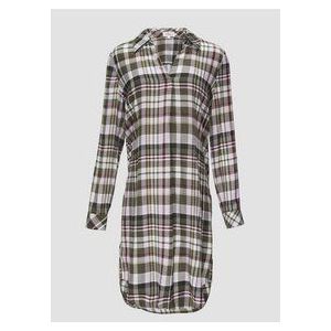 Jurk - Viscose - Met Afgeronde Zoom