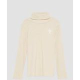 T-shirt - Smal - Longsleeve - Turtleneck - Borduursel