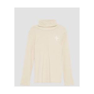 T-shirt - Smal - Longsleeve - Turtleneck - Borduursel