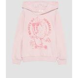 s.Oliver - Sweatshirt - Pink - Capuchon - Glitterend, Voelt zacht aan