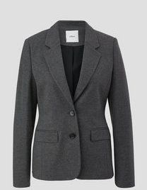 s.Oliver BLACK LABEL - Blazer - Effen - Materiaalmix met Viscose - Knoopsluiting