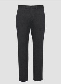 s.Oliver - PHOENIX - Chino Broek - Regular Fit - Geweven Textuur - Visgraatmotief