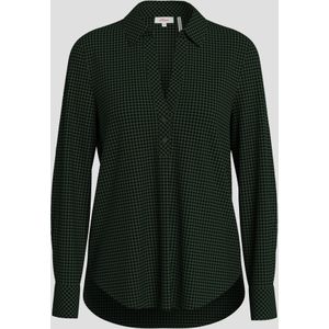 Twill blouse van een modalmix