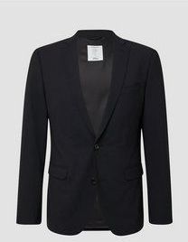 Blazer - Effen - Licht Gevoerd - Slim Fit