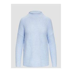 Gebreide Trui - Knusse Pasvorm - Alpacamix - Vrouwelijke Opstaande Kraag