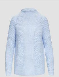 Gebreide Trui - Knusse Pasvorm - Alpacamix - Vrouwelijke Opstaande Kraag