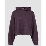 Hoodie - Knus - Geribde Textuur - Vaste Capuchon - Losse Pasvorm