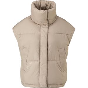 Bodywarmer met opstaande kraag