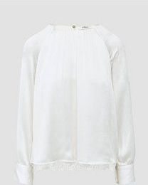 s.Oliver - Blouse - Viscose - Met Lange Mouwen