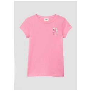 s.Oliver RED LABEL - T-shirt - Effen - Puur Katoen - Motiefprint