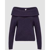 Gebreide Trui - Off-Shoulder - Slanke Pasvorm - Lange Mouwen