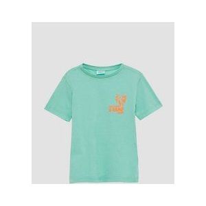 s.Oliver - T-Shirt - Levende Print - Garment-dyed Jersey - Normale Pasvorm