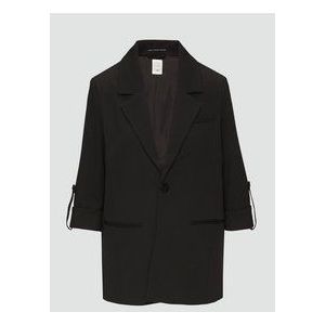 Blazer - Effen - Licht Gevoerd - Normale Pasvorm - Driekwart Mouw