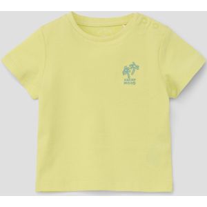 T-shirt van katoen met borduursel