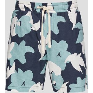 Short met print all-over en elastische band