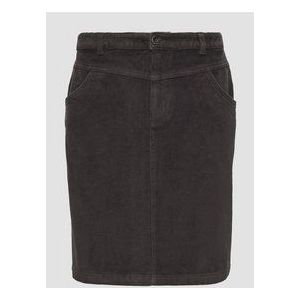 Strokenrok - Effen - Corduroy - Knoopsluiting - Normale Pasvorm