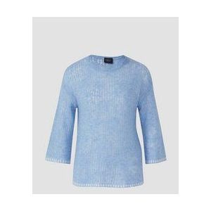 s.Oliver - Strickpullover - Semi-transparante Trui - Ajour-details - Bloemenpatroon