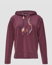 s.Oliver BLACK LABEL - Sweatshirt - Beige - Capuchon - Lange Mouw