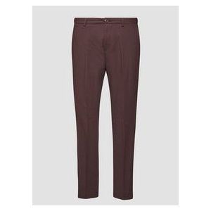 Pantalon - s.O PURE - Elastische Broek - Wol-look Afwerking