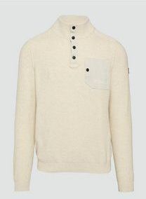 s.Oliver - Regular Fit - Gebreide Pullover - Piquékwaliteit - Puur Katoen