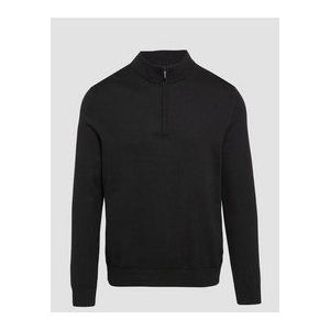 s.Oliver BLACK LABEL - Trui - Zwart - Effen - Lange Mouw