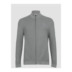 Gebreid Vest - Katoen - Casual - Heren - Grijs