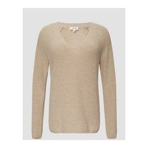 Gebreide Trui - V-hals - Katoenmix - Normale Pasvorm