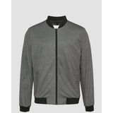 s.Oliver - BLACK LABEL - Tussenjas - Grijs Gemêleerd/Zwart - Licht Gevoerd, Slanke Pasvorm