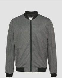 s.Oliver - BLACK LABEL - Tussenjas - Grijs Gemêleerd/Zwart - Licht Gevoerd, Slanke Pasvorm