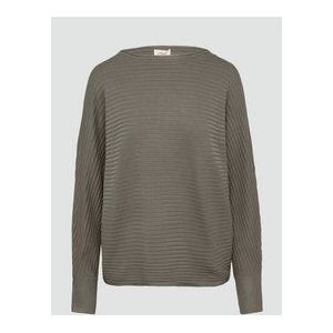 s.Oliver - Gebreide Trui - Viscoseblend - Met Vleermuismouwen