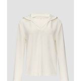 s.Oliver BLACK LABEL Hoodie - Ecru - Satijnen Details