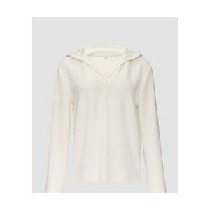 s.Oliver BLACK LABEL Hoodie - Ecru - Satijnen Details