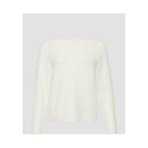 Gebreide Trui - Offwhite - Regular Fit - Lange Mouwen - Boothals