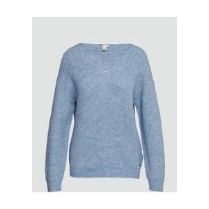 Q/S by s.Oliver - Gebreide Trui - V-Hals - Acryl - Ingebreid Patroon
