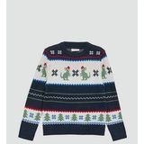 Gebreide Trui - Kerstmotief - Jacquard - Multikleur