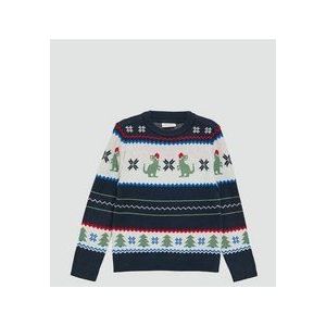 Gebreide Trui - Kerstmotief - Jacquard - Multikleur