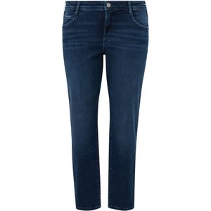 Jeans / regular fit / mid rise / straight leg / used look