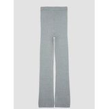 Legging - Glinsterend Metallic - Hoge Skinny Pasvorm - Uitlopende Pijpen