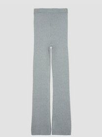 Legging - Glinsterend Metallic - Hoge Skinny Pasvorm - Uitlopende Pijpen