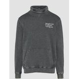 Sweatshirt - Gestructureerd - Met Opstaande Kraag