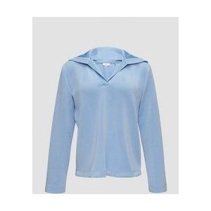 s.Oliver - BLACK LABEL - Shirt - Lichtblauw - Lange Mouw - Losse Pasvorm