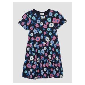 A-lijn Jurk - All-over Print - Katoen - Comfortabel Ontwerp