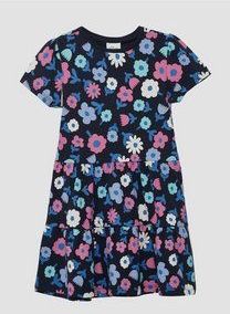 A-lijn Jurk - All-over Print - Katoen - Comfortabel Ontwerp