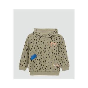 s.Oliver - Sweatshirt - Blauw - Capuchon - Lange Mouw