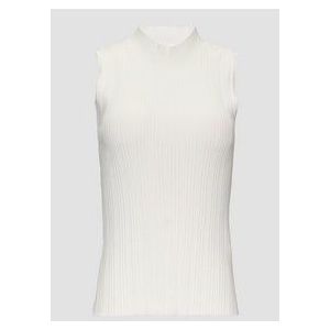Mouwloze gebreide trui