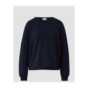 s.Oliver - Sweatshirt - Navy - Effen - Lange Mouw