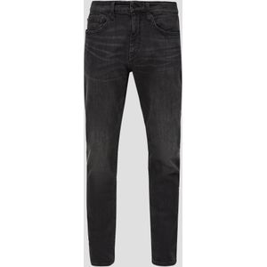 Jeans Mauro / regular fit / high rise / tapered leg / katoen met stretch